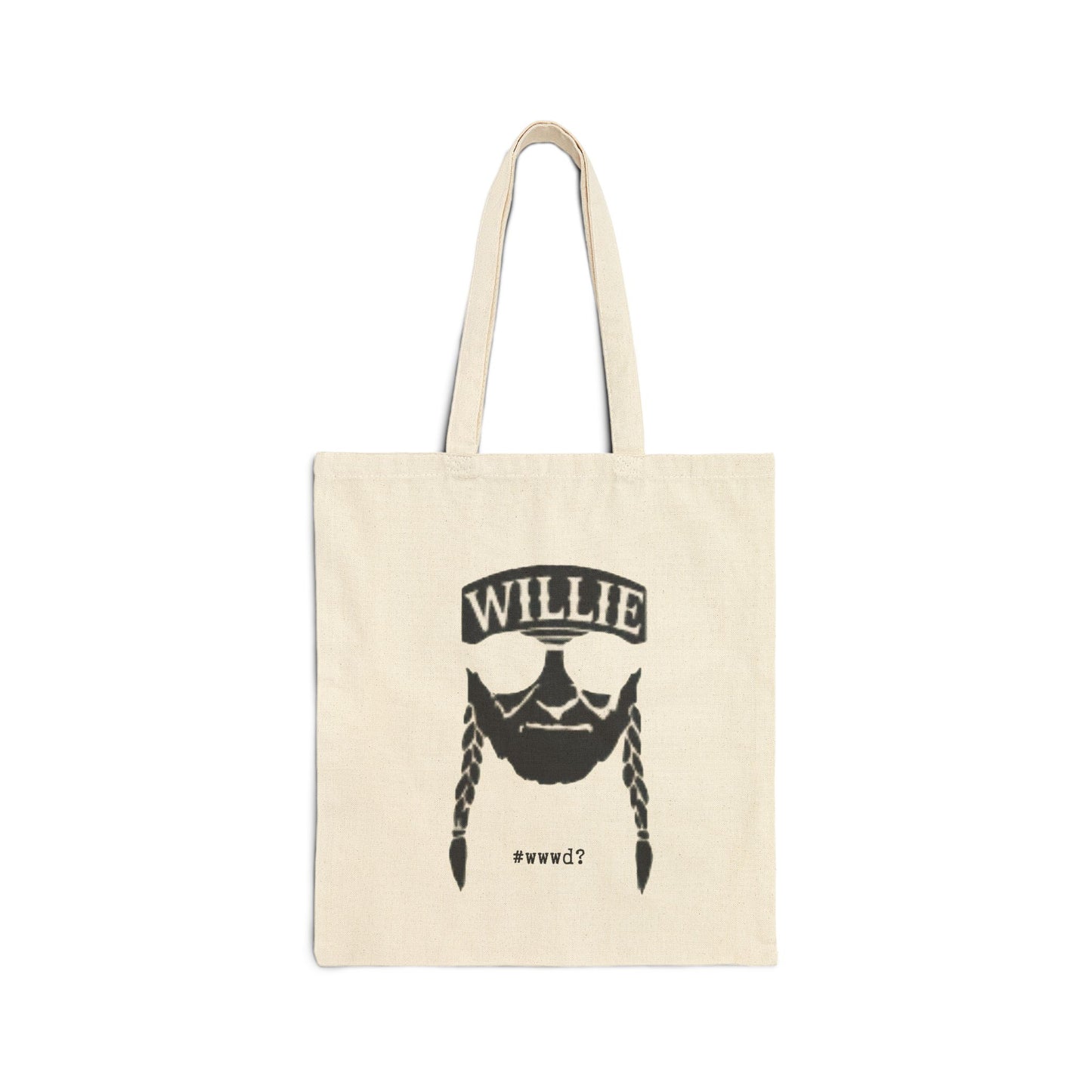 WHAT WOULD WILLIE DO? 100% Cotton Canvas Tote Bag