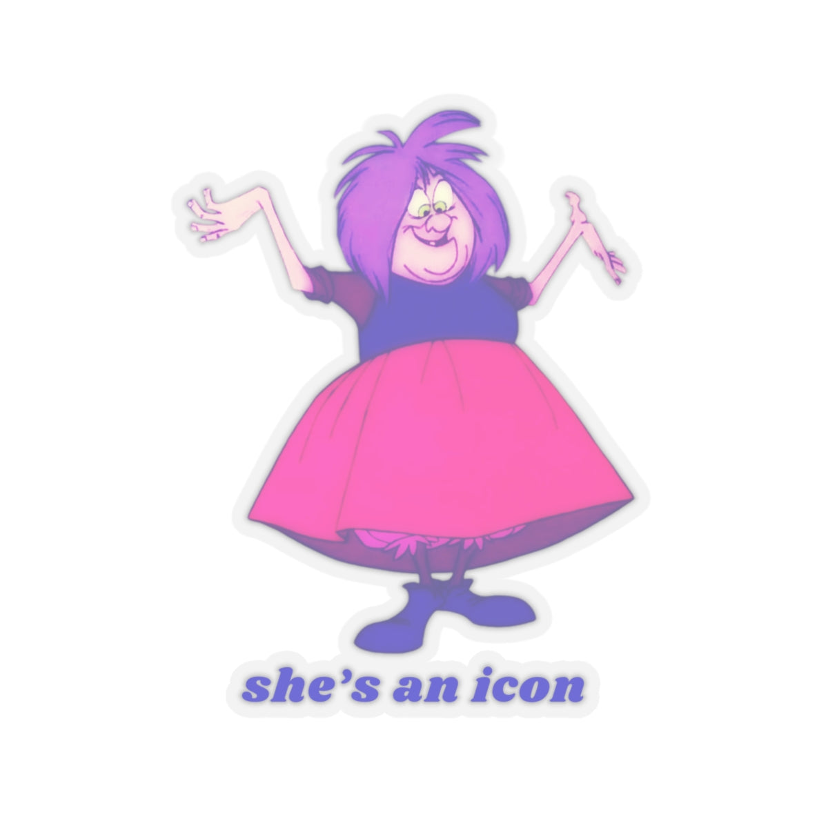 MADAM MIM "She's an Icon" Kiss-Cut Sticker