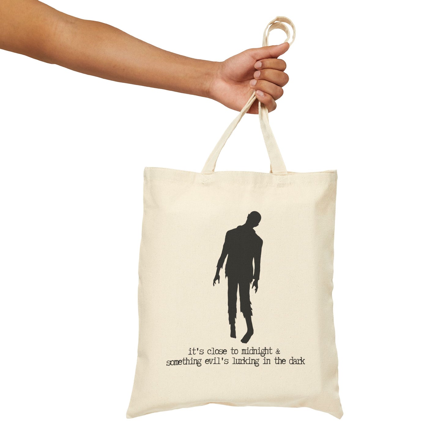 "It's Close to Midnight" THRILLER inspired 100% Cotton Canvas Tote Bag