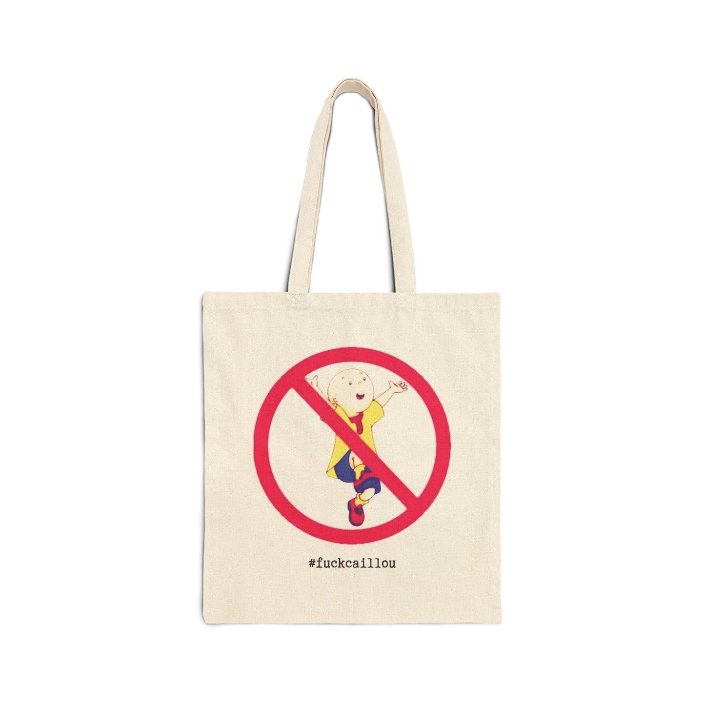 #F***CAILLOU 100 Percent Cotton Canvas Tote Bag