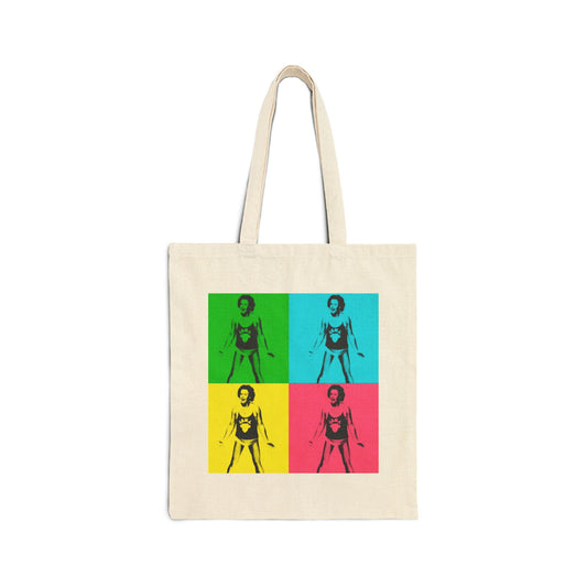 Pop Art Richard Simmons 100% Cotton Canvas Tote Bag