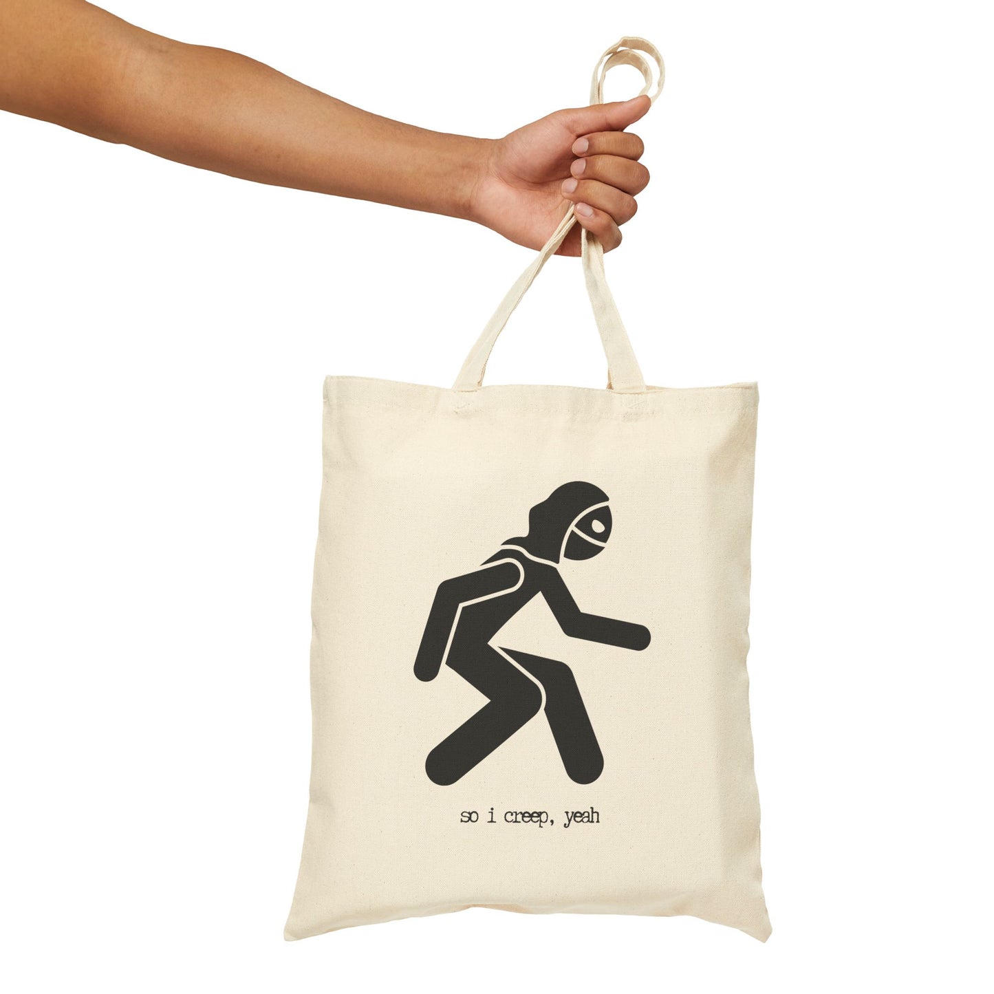 "So I Creep, Yeah" CREEP by TLC 100% Cotton Canvas Tote Bag