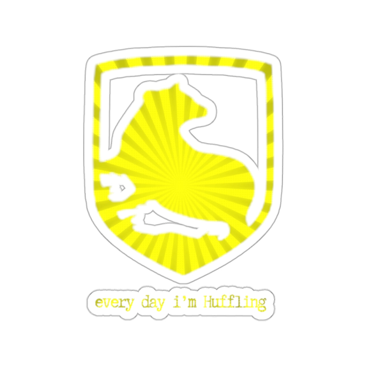 Sorting Hat Series HUFFLEPUFF Kiss-Cut Sticker