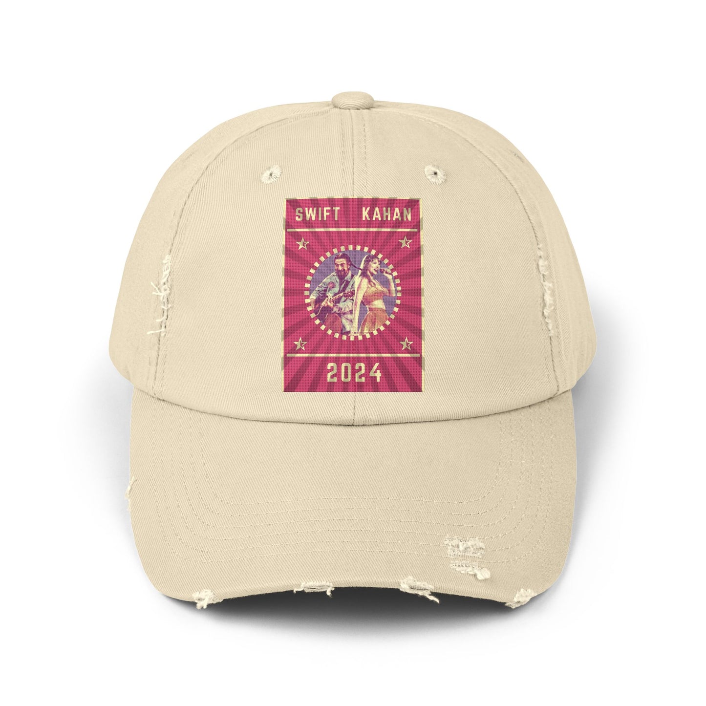 SWIFT/KAHAN 2024 (red) Unisex Distressed Cap