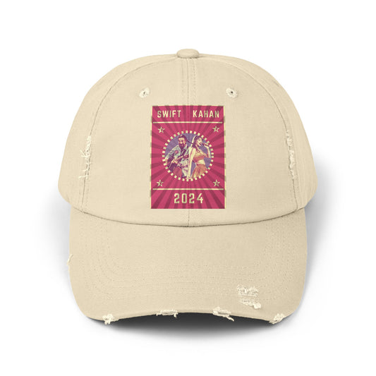 SWIFT/KAHAN 2024 (red) Unisex Distressed Cap