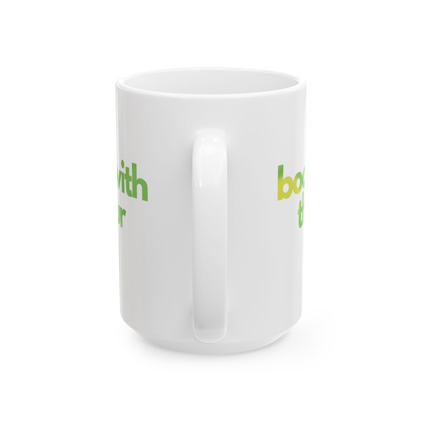 Find Me in the Club "boots with the fur" XL Mug | Modern and Colorful Ceramic Coffee Mug