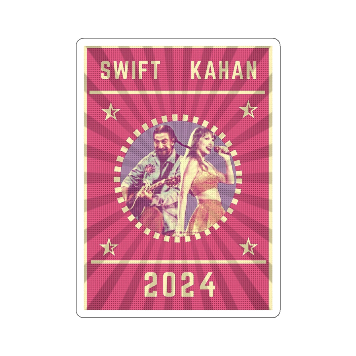 Copy of KAHAN/SWIFT 2024 (red) Kiss-Cut Sticker