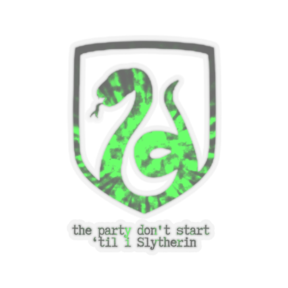 Sorting Hat Series Slytherin Kiss-Cut Sticker