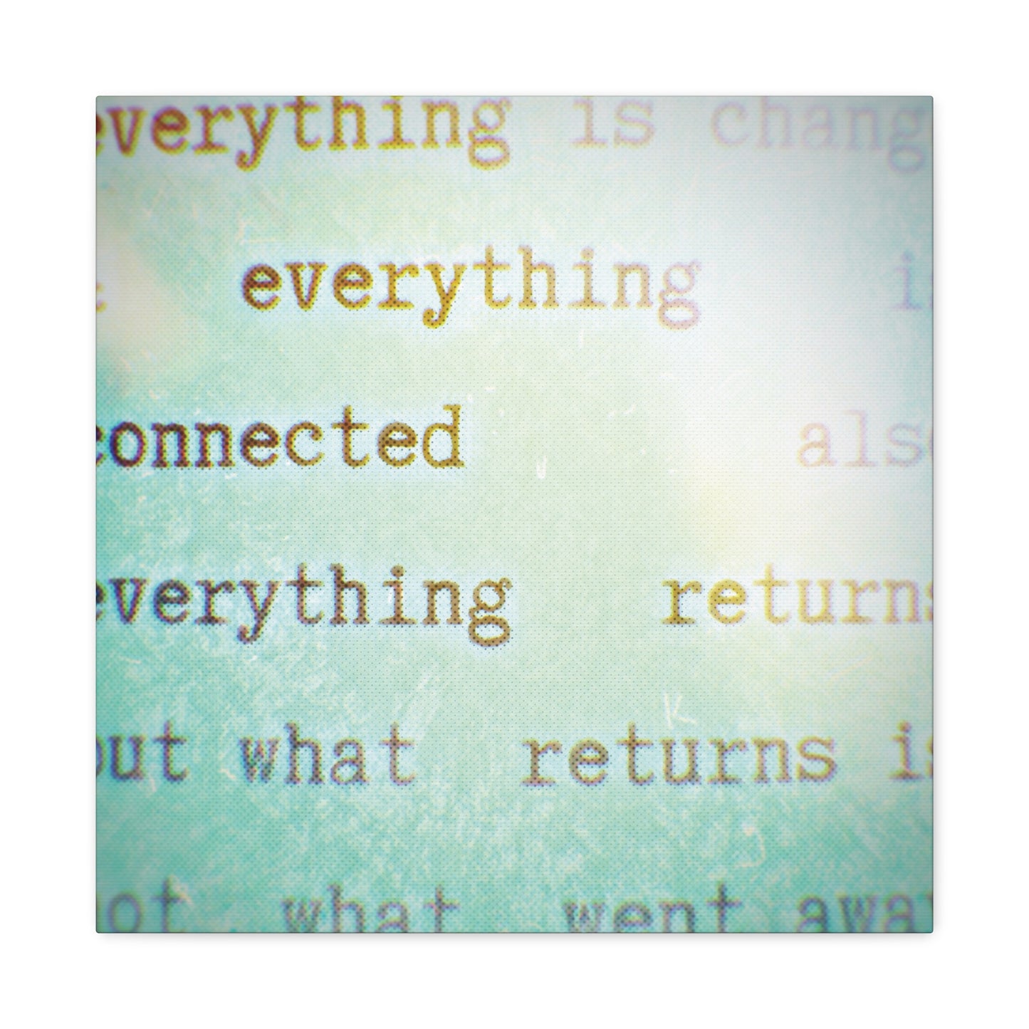 "Everything Is Connected"  | Modern Art for Home Decor