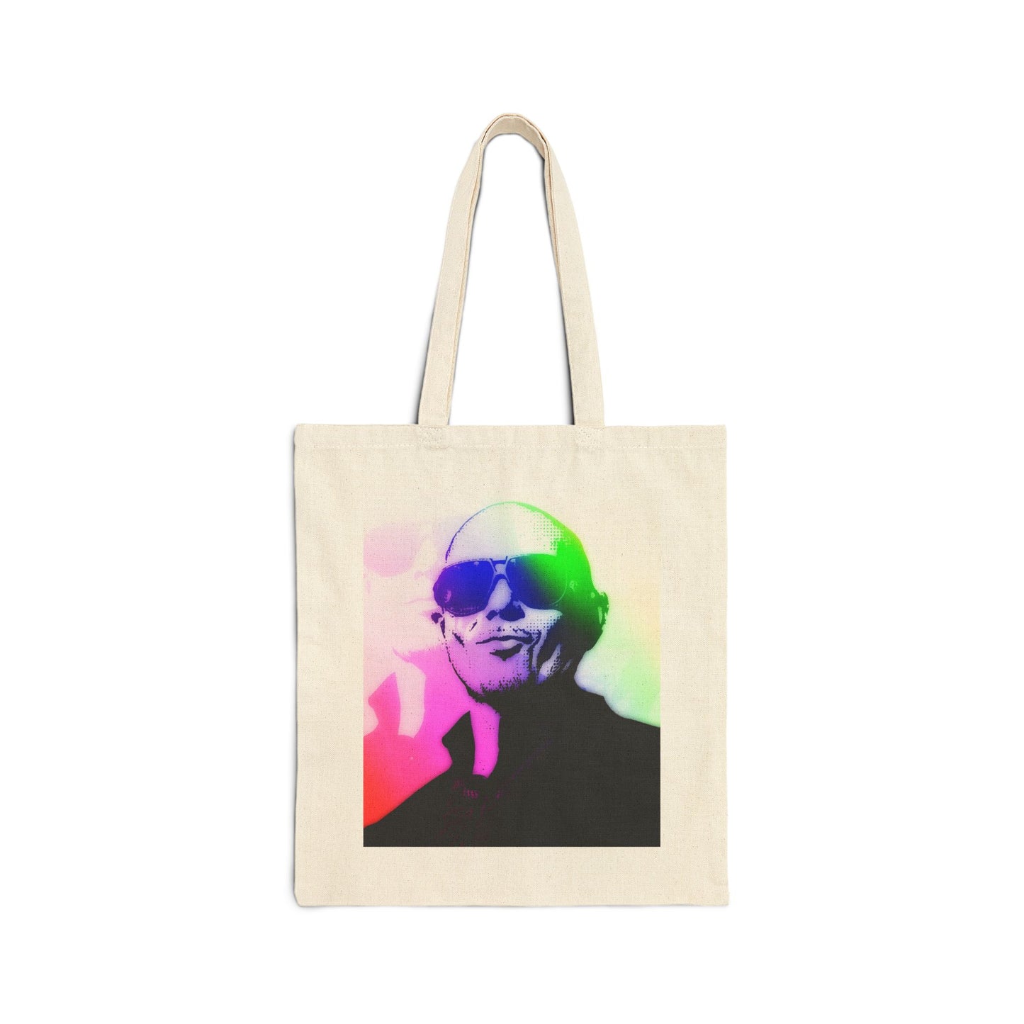 POP ART PITBULL (light) 100% Cotton Canvas Tote Bag