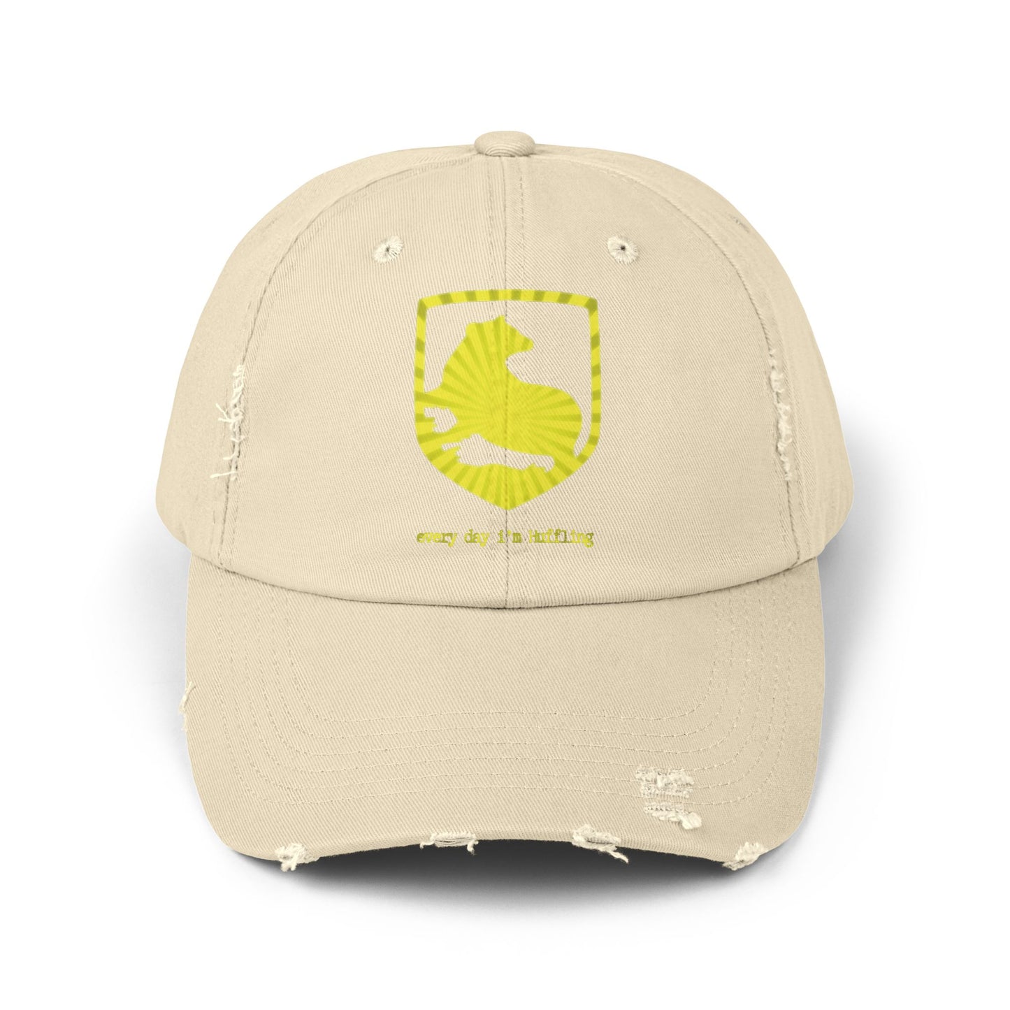 SORTING HAT SERIES (HUFFLEPUFF) Unisex Distressed Cap