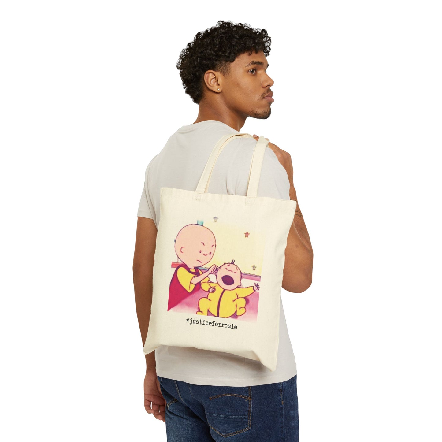 #JusticeForRosie 100 Percent Cotton Canvas Caillou Tote Bag