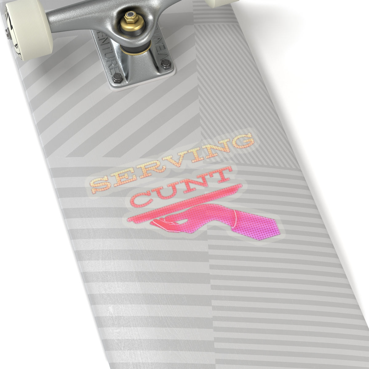 Serving Cunt (pink ombre) Kiss-Cut Sticker