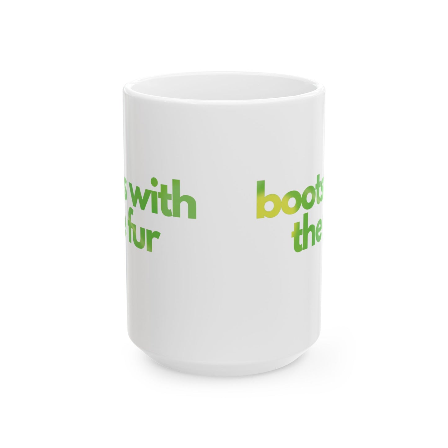 Find Me in the Club "boots with the fur" XL Mug | Modern and Colorful Ceramic Coffee Mug