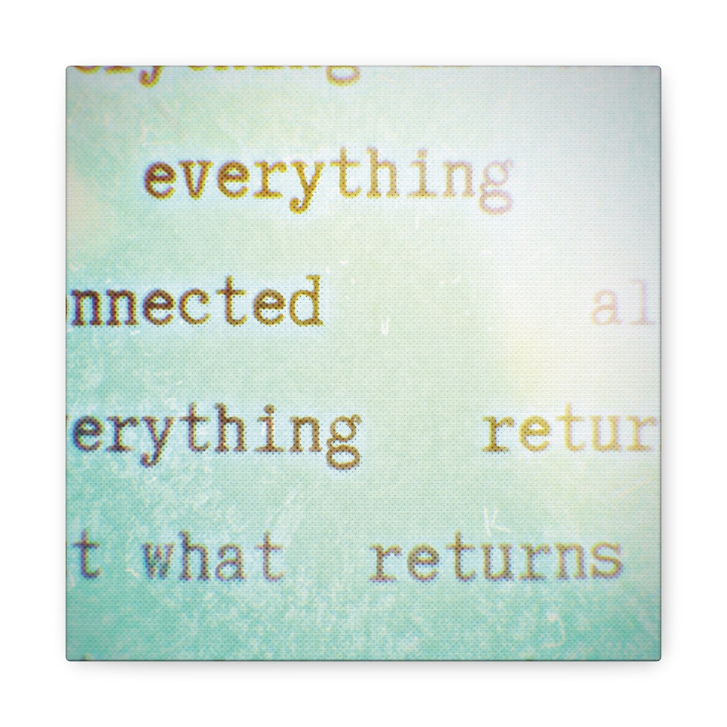 "Everything Is Connected"  | Modern Art for Home Decor