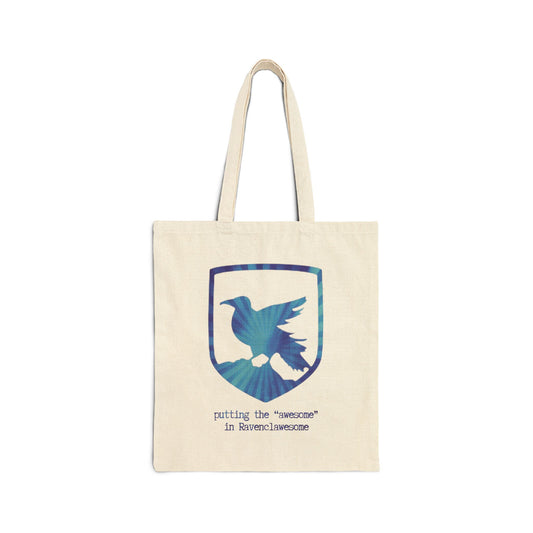 SORTING HAT SERIES  (Ravenclaw) 100% Cotton Canvas Tote Bag