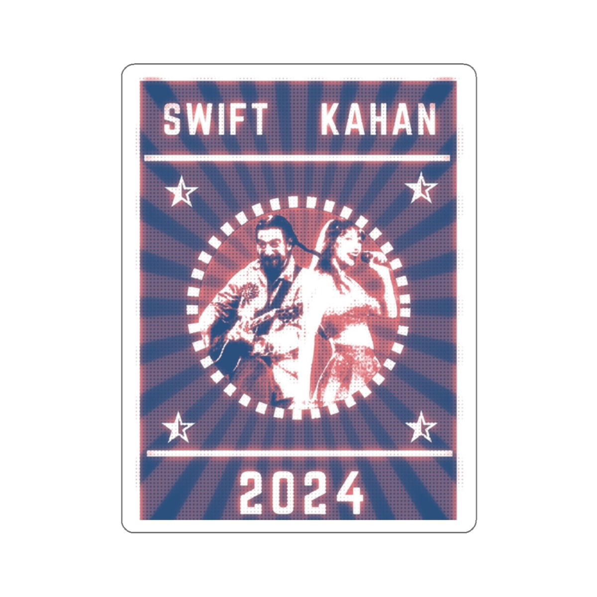 KAHAN/SWIFT 2024 (navy) Kiss-Cut Sticker