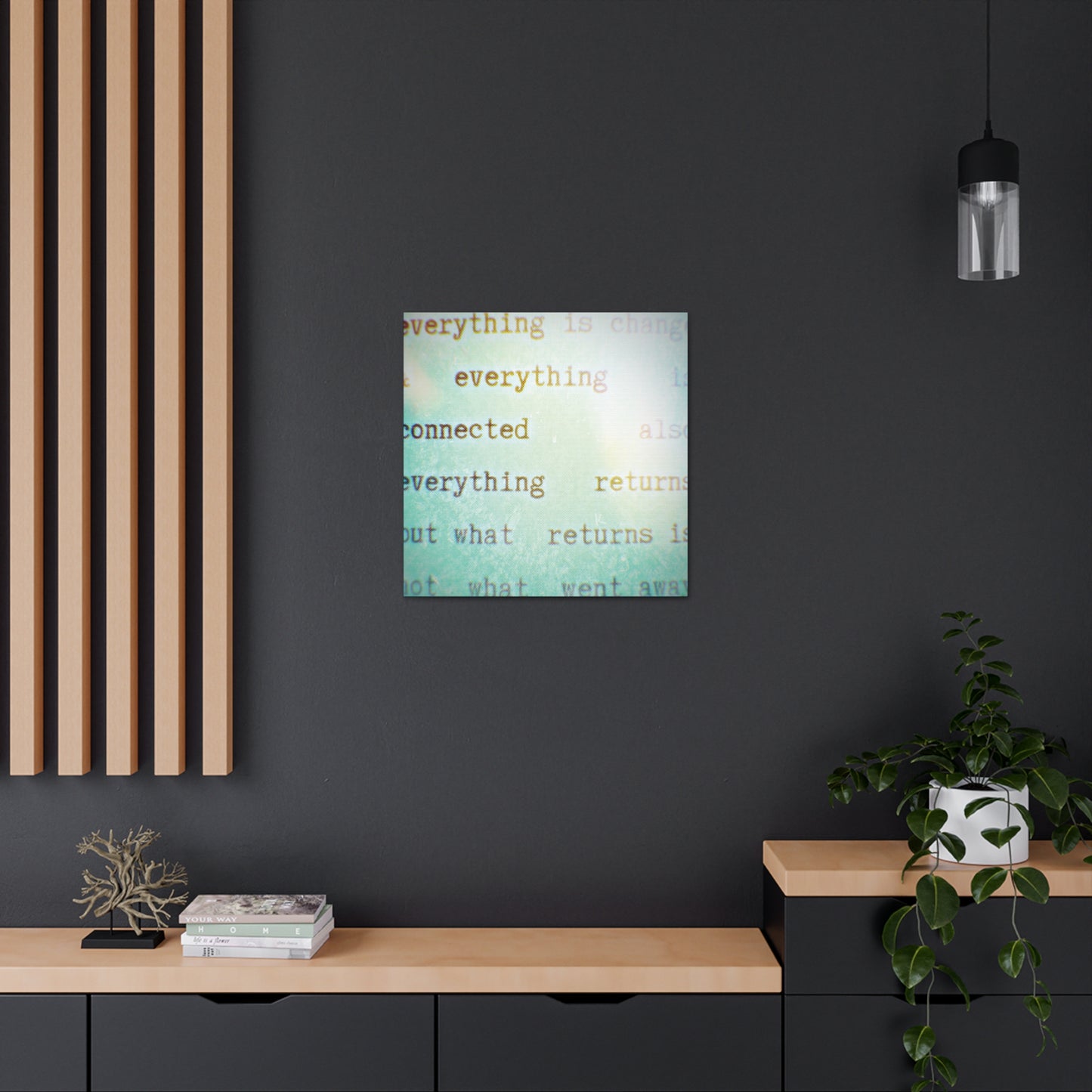 "Everything Is Connected"  | Modern Art for Home Decor