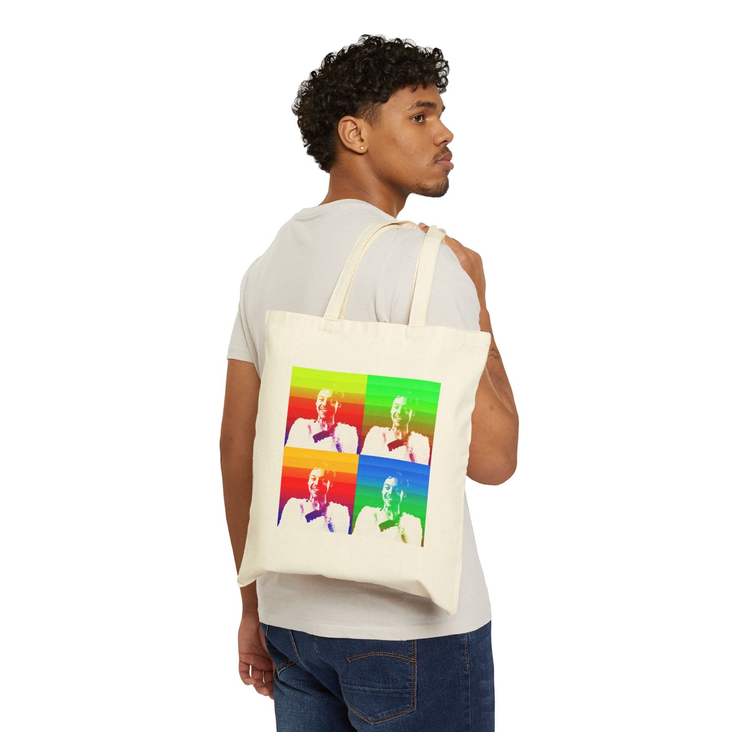 POP ART HARRY  STYLES 1 Canvas Tote Bag