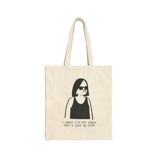 "THAT's JUST MY FACE " 100% Cotton Canvas Tote Bag