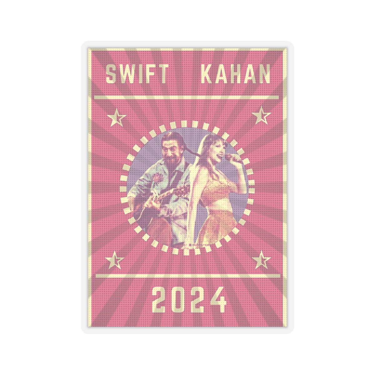 Copy of KAHAN/SWIFT 2024 (red) Kiss-Cut Sticker