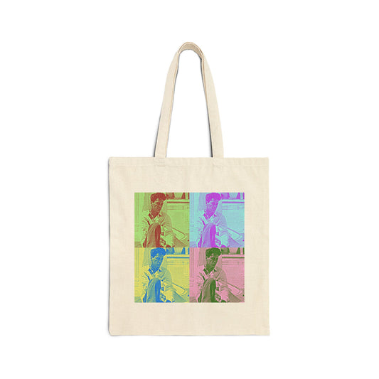 Pop Art Julian/RDJ 100% Cotton Canvas Tote Bag