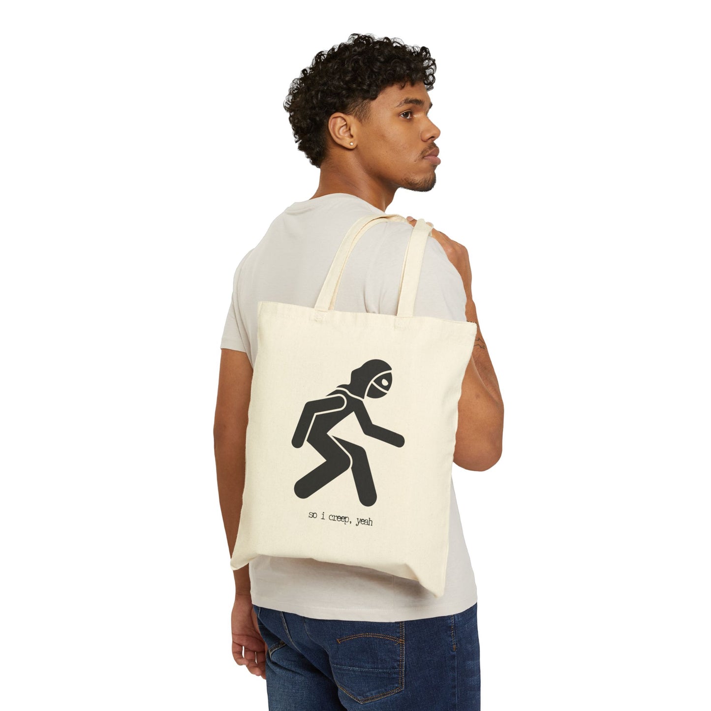 "So I Creep, Yeah" CREEP by TLC 100% Cotton Canvas Tote Bag