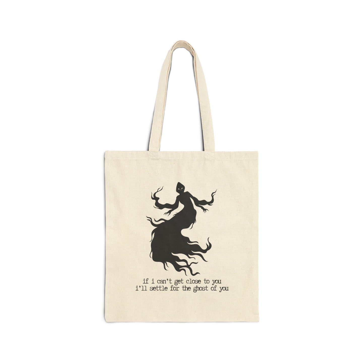 "The Ghost of You" Justin Bieber inspired 100% Cotton Canvas Tote Bag