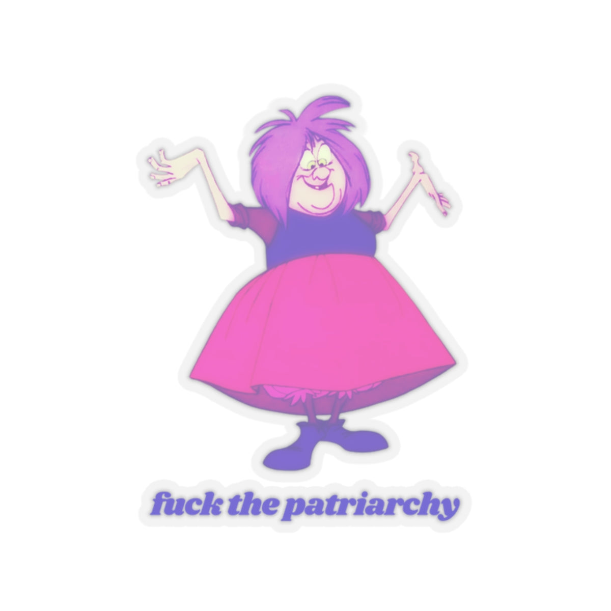 MADAM MIM "F* the Patriarcy" Kiss-Cut Sticker