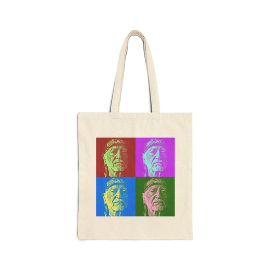 POP ART WILLIE 100% Cotton Canvas Tote Bag