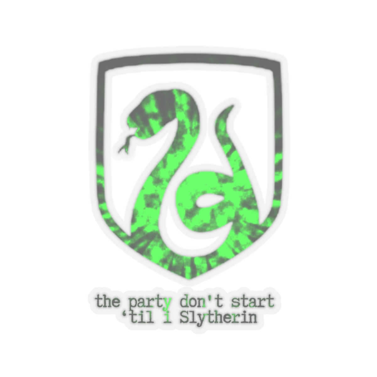 Sorting Hat Series Slytherin Kiss-Cut Sticker