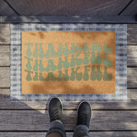 Colorful Thanksgiving Doormat | Festive Fall Decor for Thanksgiving