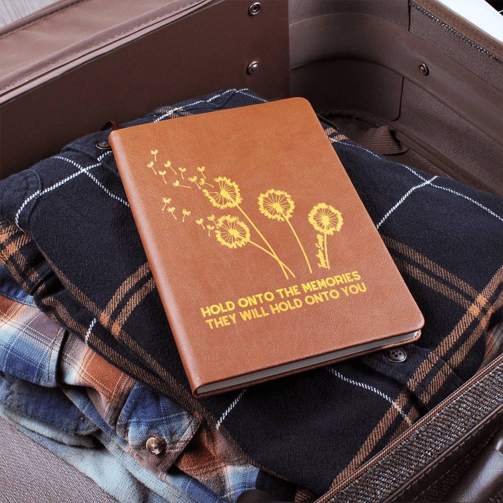 "Hold on to the Memories" Taylor Swift Vegan Leather Journal | New Year's Day Lyrics | Gifts for Swifties