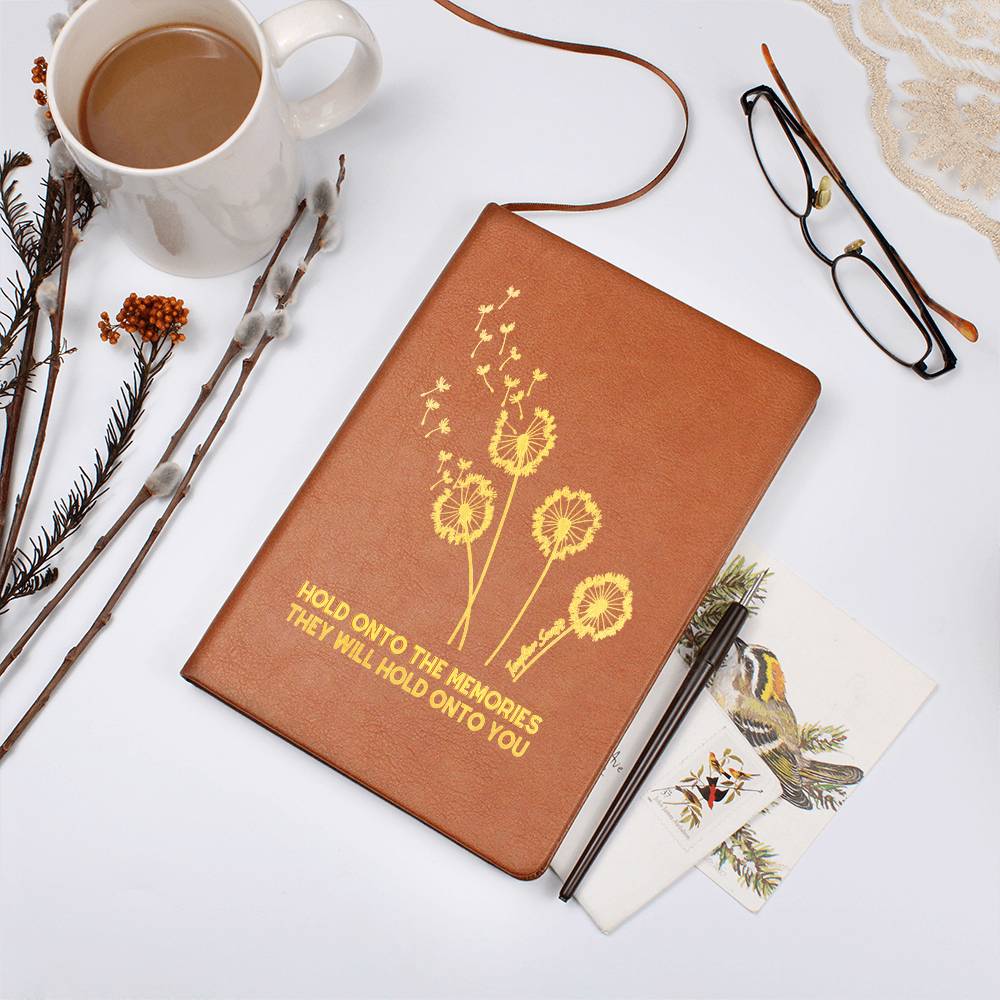 "Hold on to the Memories" Taylor Swift Vegan Leather Journal | New Year's Day Lyrics | Gifts for Swifties