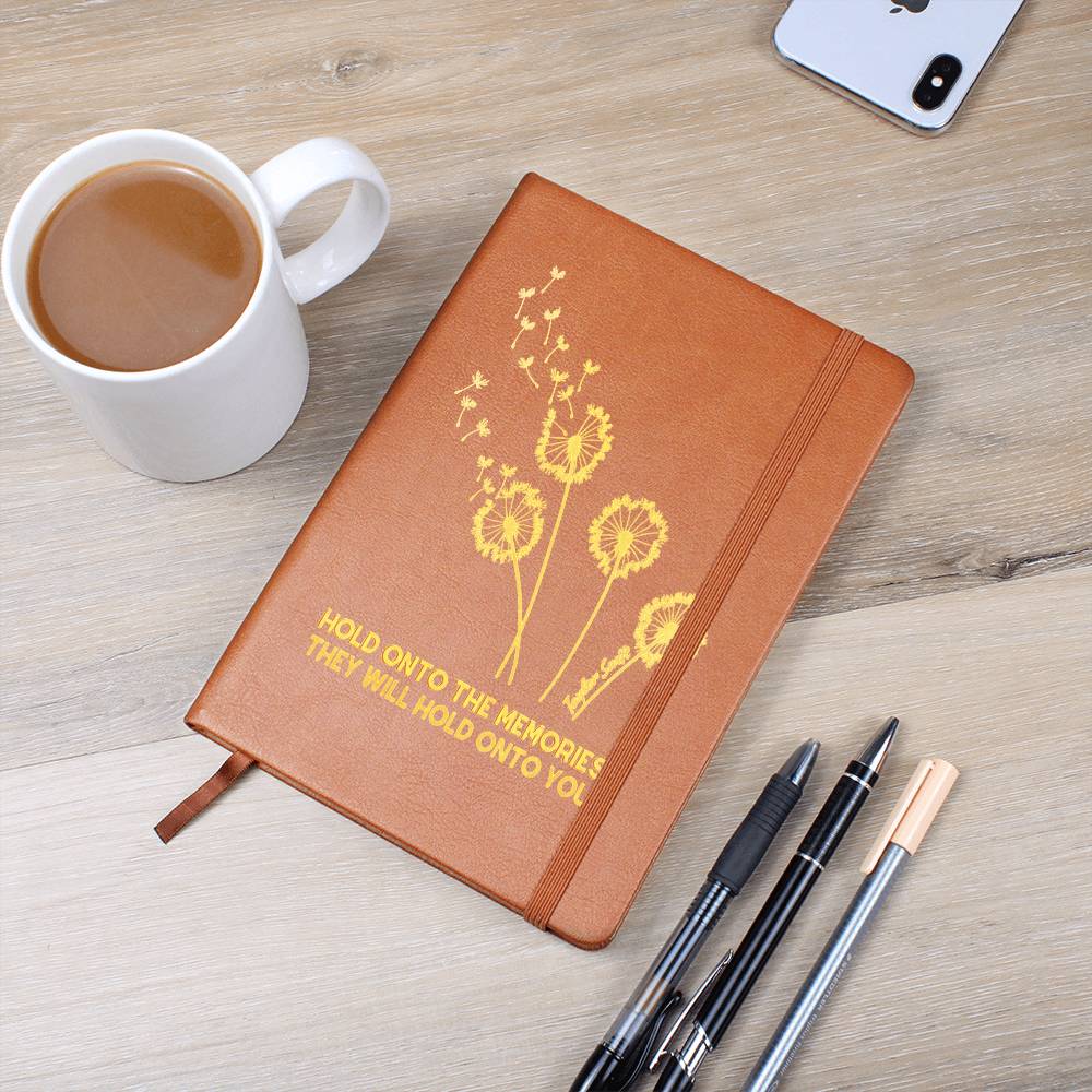 "Hold on to the Memories" Taylor Swift Vegan Leather Journal | New Year's Day Lyrics | Gifts for Swifties