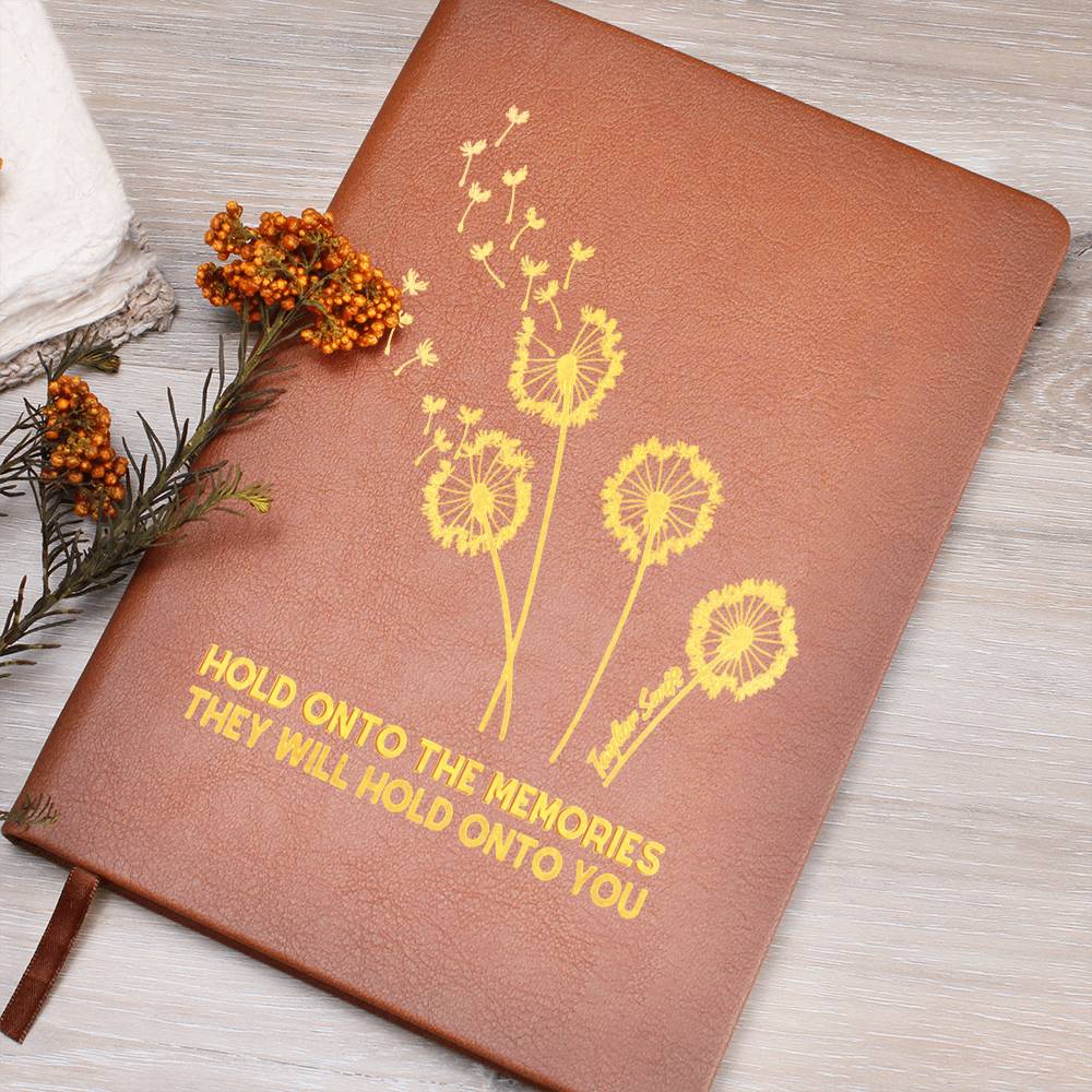 "Hold on to the Memories" Taylor Swift Vegan Leather Journal | New Year's Day Lyrics | Gifts for Swifties